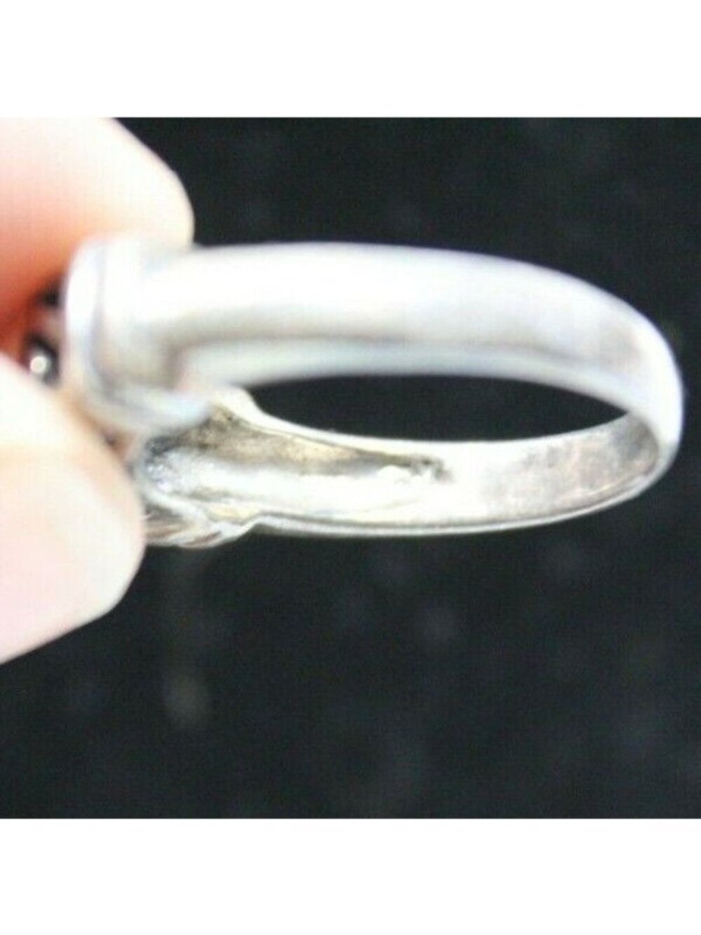Vintage Sterling Silver Filigree Swirl Band Ring Size 5.5 3.6g Vintage   #RB7 - Picture 6 of 8